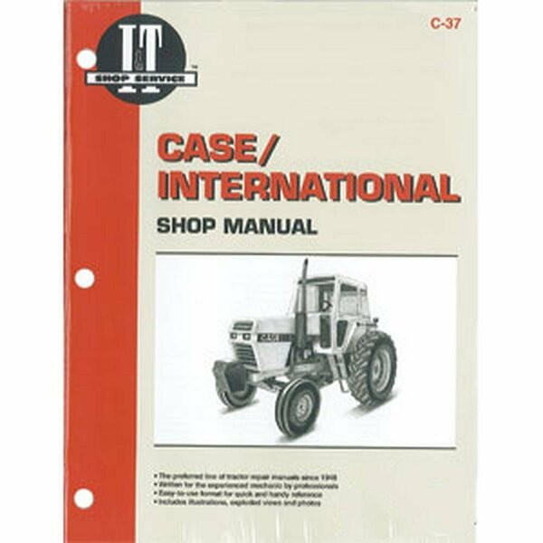 Aftermarket Shop Manual I&T Fits Case 2090 2094 2290 2294 2390 C-37
